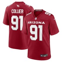 Men's Arizona Cardinals L.J. Collier Cardinal Team Game Jersey