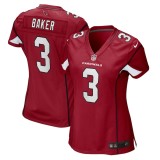 Women's Arizona Cardinals Budda Baker Cardinal Game Jersey