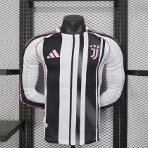 Player Version Juventus 25/26 Home Long Sleeve  Authentic Jersey