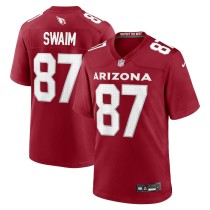 Men's Arizona Cardinals Geoff Swaim Cardinal Team Game Jersey