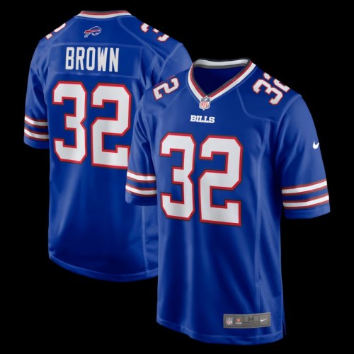 Men's Buffalo Bills Kyron Brown Royal Game Jersey