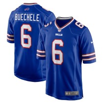 Men's Buffalo Bills Shane Buechele Royal Team Game Jersey