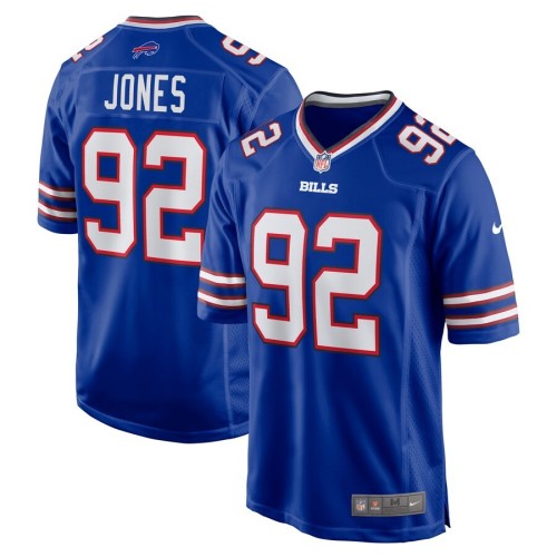 Men's Buffalo Bills DaQuan Jones Royal Game Player Jersey
