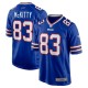 Men's Buffalo Bills Tre McKitty Royal Team Game Jersey