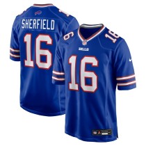 Men's Buffalo Bills Trent Sherfield Royal Game Player Jersey