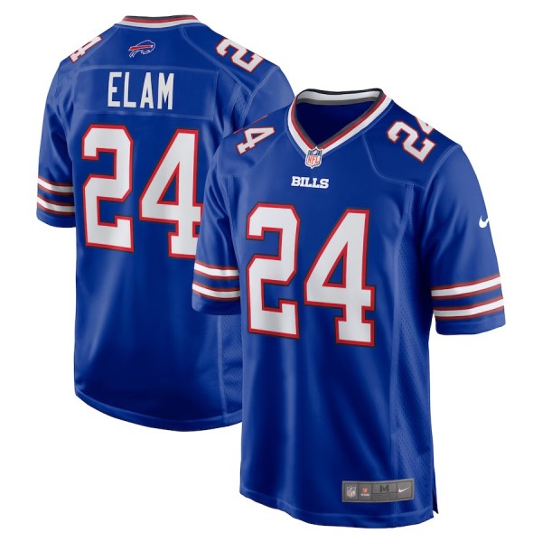 Men's Buffalo Bills Kaiir Elam Royal Player Game Jersey