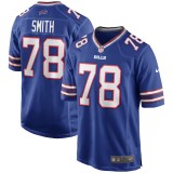 Men's Buffalo Bills Bruce Smith Royal Game Retired Player Jersey