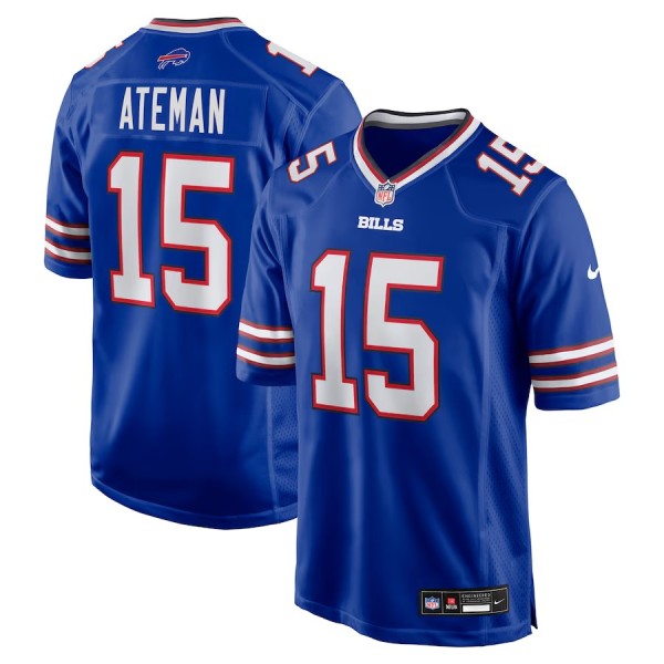 Men's Buffalo Bills Marcell Ateman Royal Team Game Jersey
