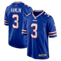 Men's Buffalo Bills Damar Hamlin Royal Game Jersey
