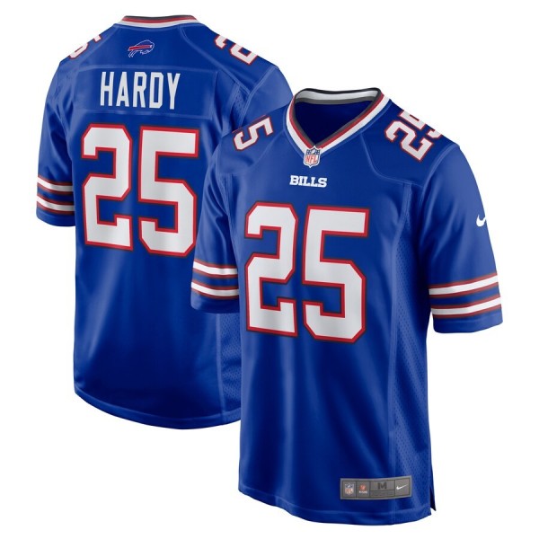 Men's Buffalo Bills Daequan Hardy Royal Game Jersey