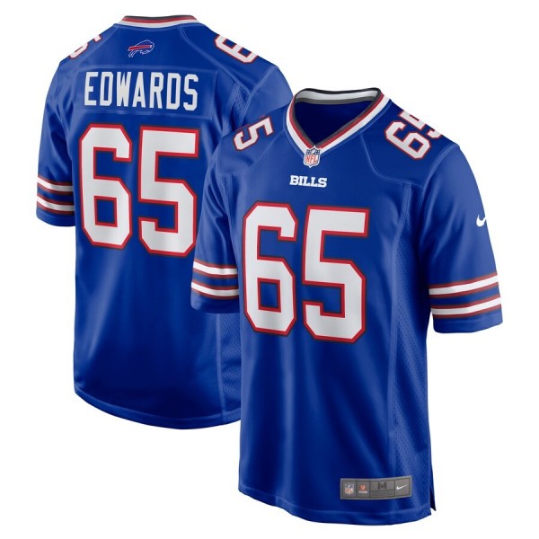 Men's Buffalo Bills Mike Edwards Royal Game Jersey