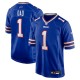 Men's Buffalo Bills Number 1 Dad Royal Game Jersey