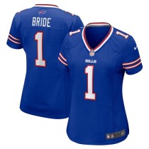 Women's Buffalo Bills Number 1 Bride Royal Game Jersey
