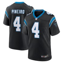 Men's Carolina Panthers Eddy Pineiro Black Team Game Jersey