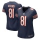 Women's Chicago Bears Doug Atkins Navy Game Retired Player Jersey