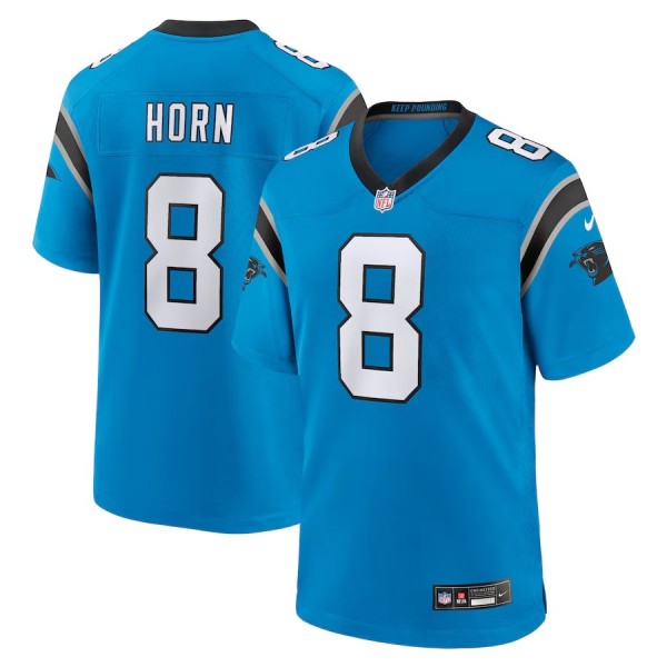 Men's Carolina Panthers Jaycee Horn Blue Alternate Game Jersey