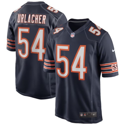 Men's Chicago Bears Brian Urlacher Navy Game Retired Player Jersey