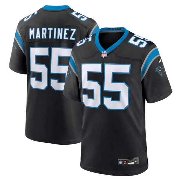 Men's Carolina Panthers Blake Martinez Black Game Jersey