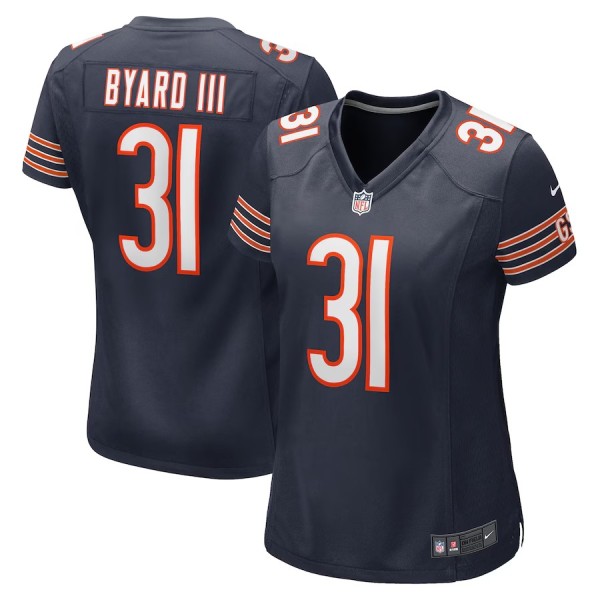 Women's Chicago Bears Kevin Byard III Navy Game Jersey