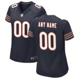 Women's Navy Chicago Bears Custom Game Jersey