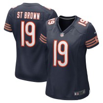 Women's Chicago Bears Equanimeous St. Brown Navy Game Player Jersey