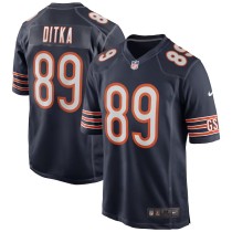 Men's Chicago Bears Mike Ditka Navy Game Retired Player Jersey