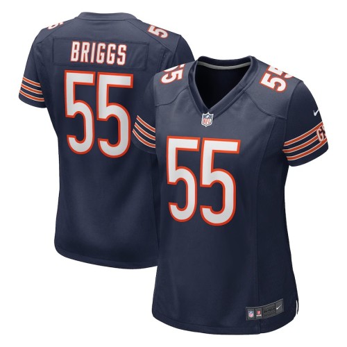 Women's Chicago Bears Lance Briggs Navy Game Retired Player Jersey