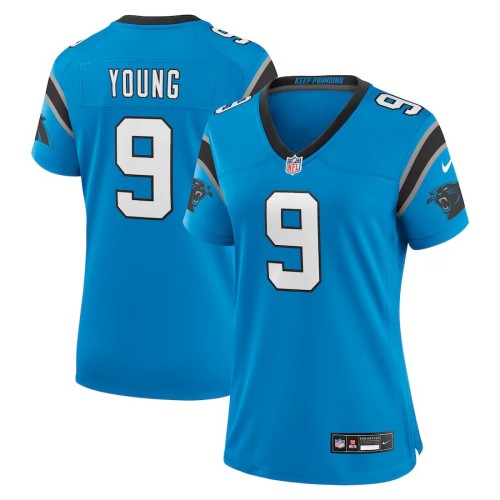 Women's Carolina Panthers Bryce Young Blue Player Jersey