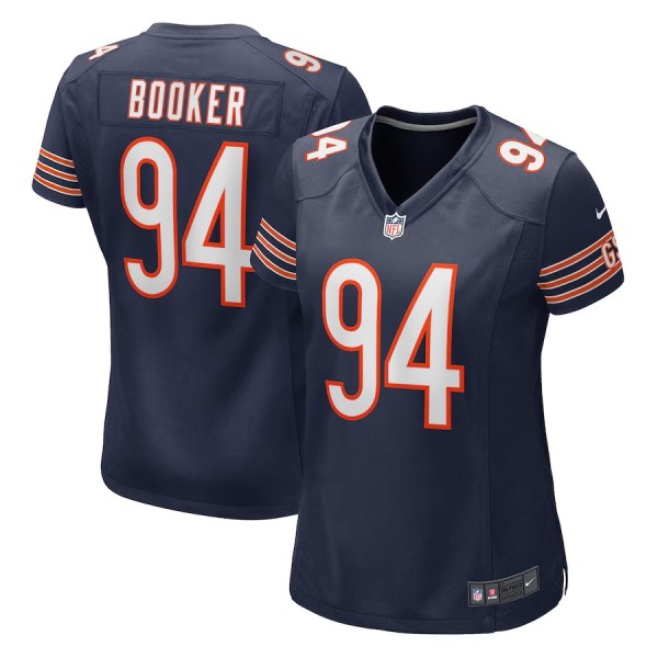 Women's Chicago Bears Austin Booker Navy Game Jersey