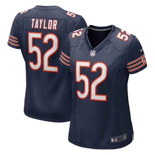 Women's Chicago Bears Darrell Taylor Navy Game Jersey