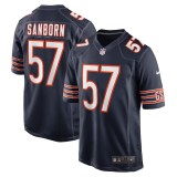 Men's Chicago Bears Jack Sanborn Navy Game Player Jersey