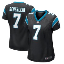 Women's Carolina Panthers Steve Beuerlein Black Retired Player Jersey