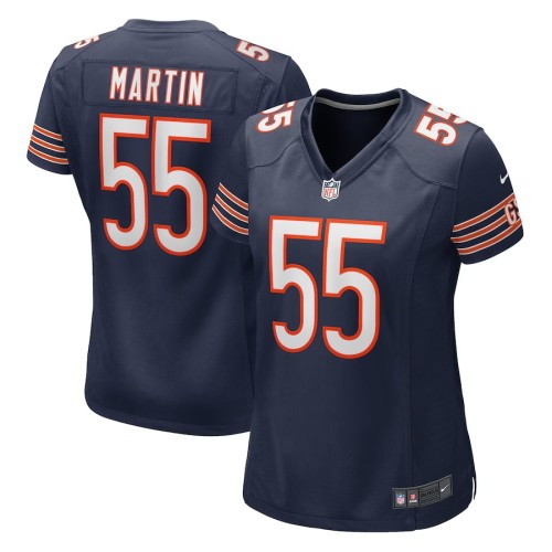 Women's Chicago Bears Jacob Martin Navy Game Jersey