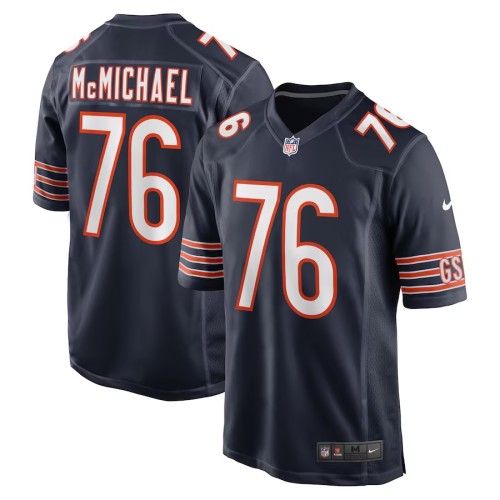 Men's Chicago Bears Steve McMichael Navy Retired Player Game Jersey