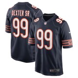 Men's Chicago Bears Gervon Dexter Sr. Navy Game Jersey