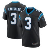 Men's Carolina Panthers Raheem Blackshear Black Team Game Jersey