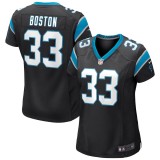 Women's Carolina Panthers Tre Boston Black Game Jersey