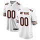Men's Chicago Bears Orange Alternate Custom Game Jersey