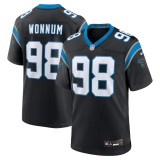 Men's Carolina Panthers D.J. Wonnum Black Game Jersey