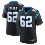 Men's Carolina Panthers Chandler Zavala Black Game Jersey