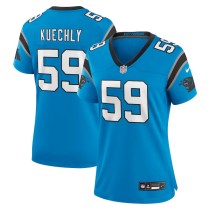 Women's Carolina Panthers Luke Kuechly Blue Retired Player Game Jersey
