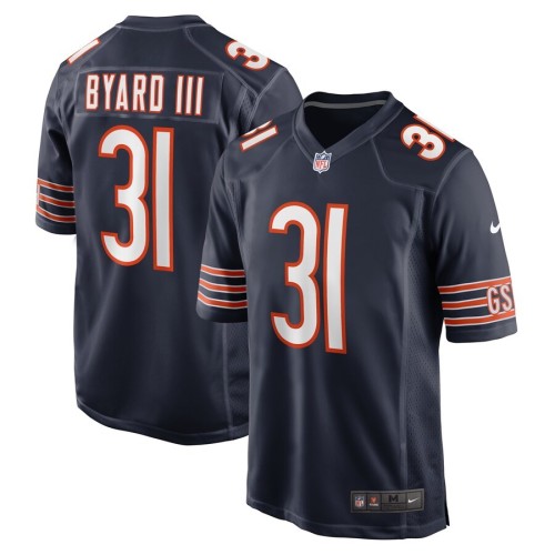 Men's Chicago Bears Kevin Byard III Navy Game Jersey