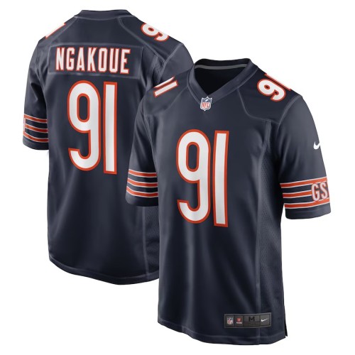Men's Chicago Bears Yannick Ngakoue Navy Team Game Jersey