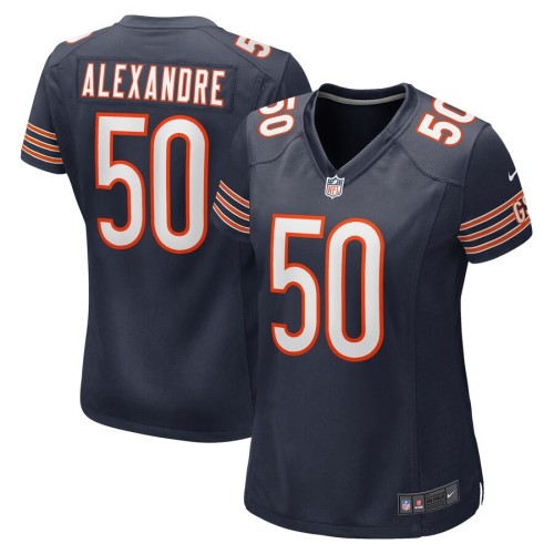 Women's Chicago Bears Deslin Alexandre Navy Team Game Jersey