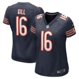 Women's Chicago Bears Trenton Gill Navy Game Player Jersey