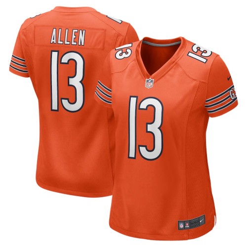 Women's Chicago Bears Keenan Allen Orange Alternate Game Jersey