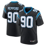 Men's Carolina Panthers Julius Peppers Black Retired Player Game Jersey