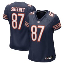Women's Chicago Bears Tommy Sweeney Navy Game Jersey