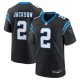 Men's Carolina Panthers Mike Jackson Black Game Jersey
