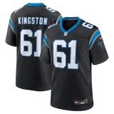 Men's Carolina Panthers Jarrett Kingston Black Game Jersey